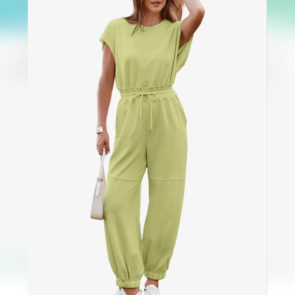 Lime Green Women's Jumpsuit